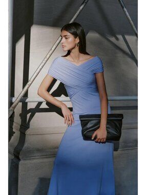 Marcella Womens Periwinkle Alyssa Infinity Dress XL NWT
